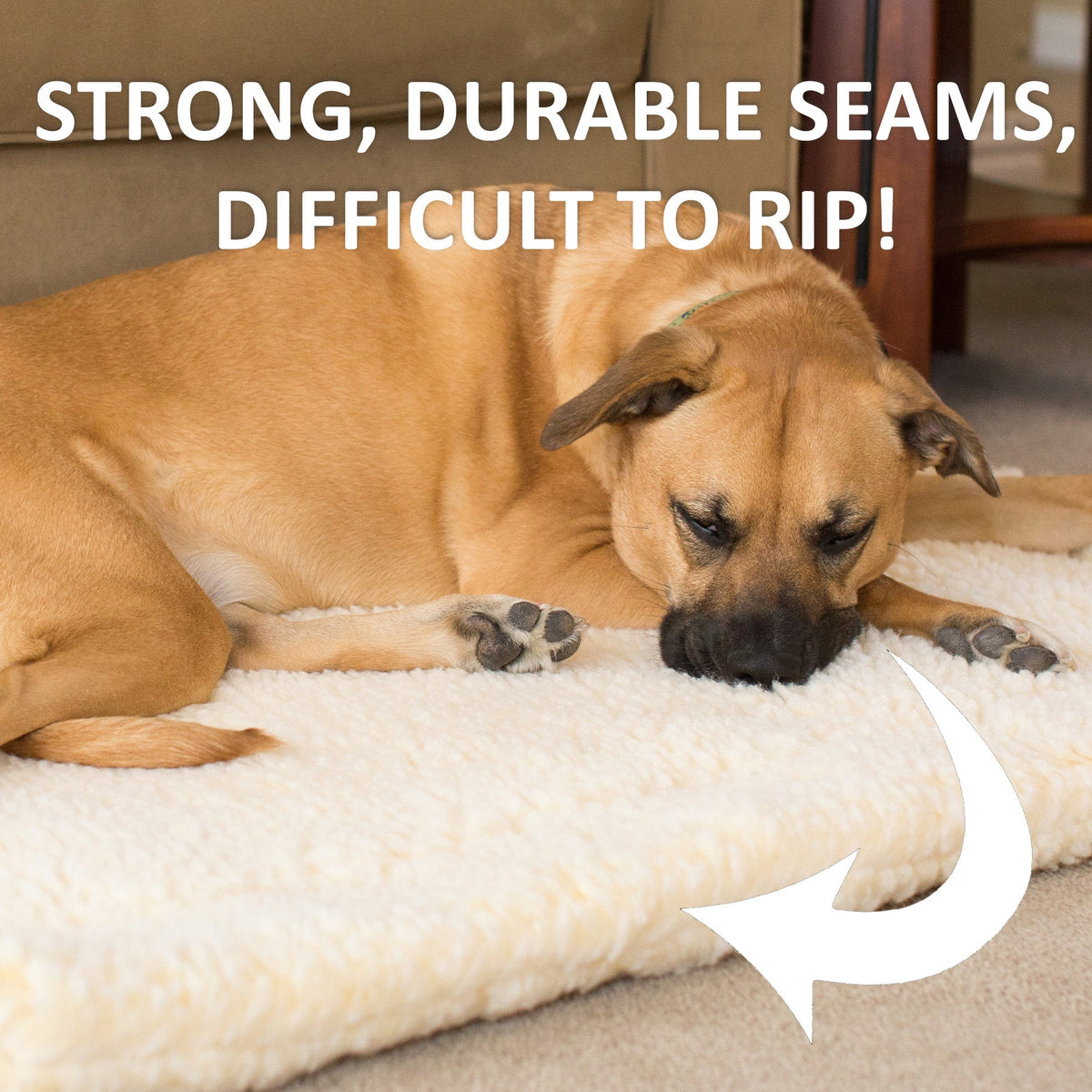 Fleece crate mat