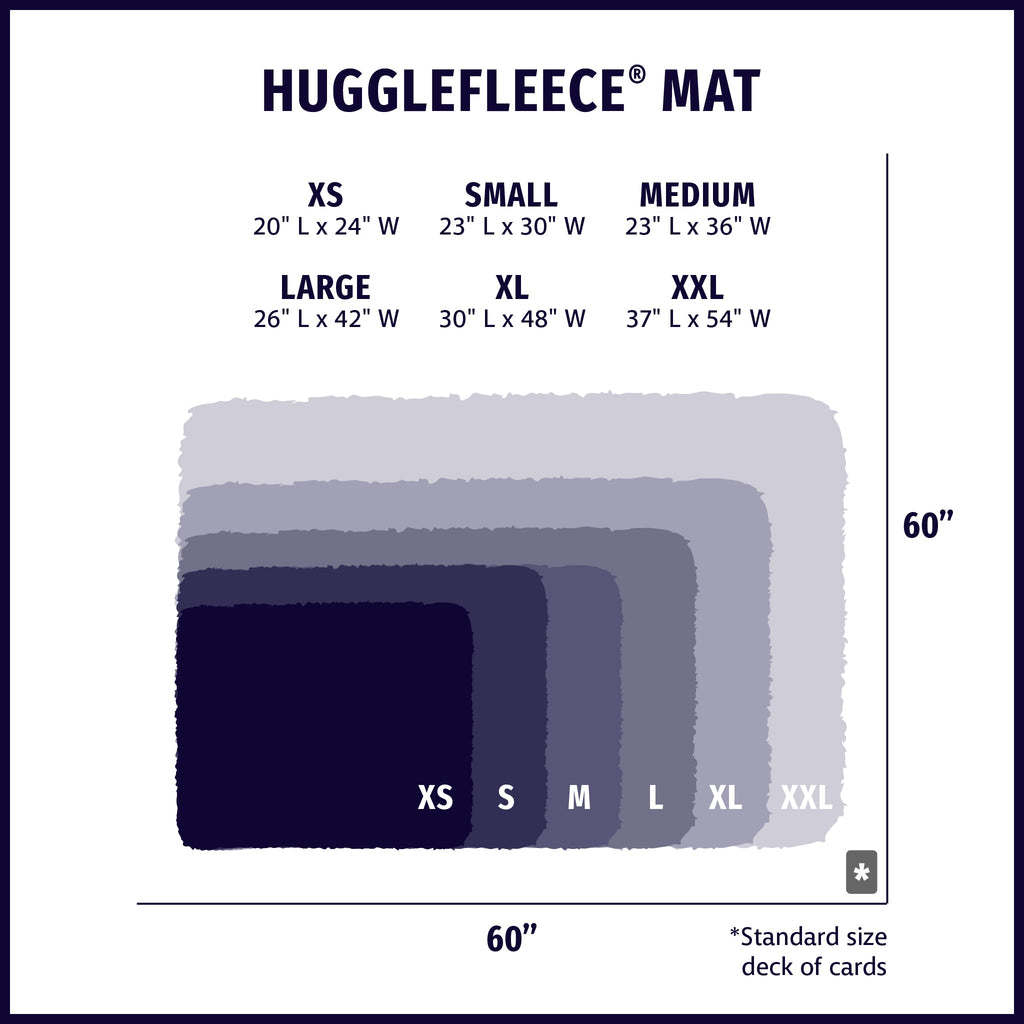Fleece crate mat