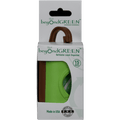 Clip-on dog poop bag dispenser for a standard roll